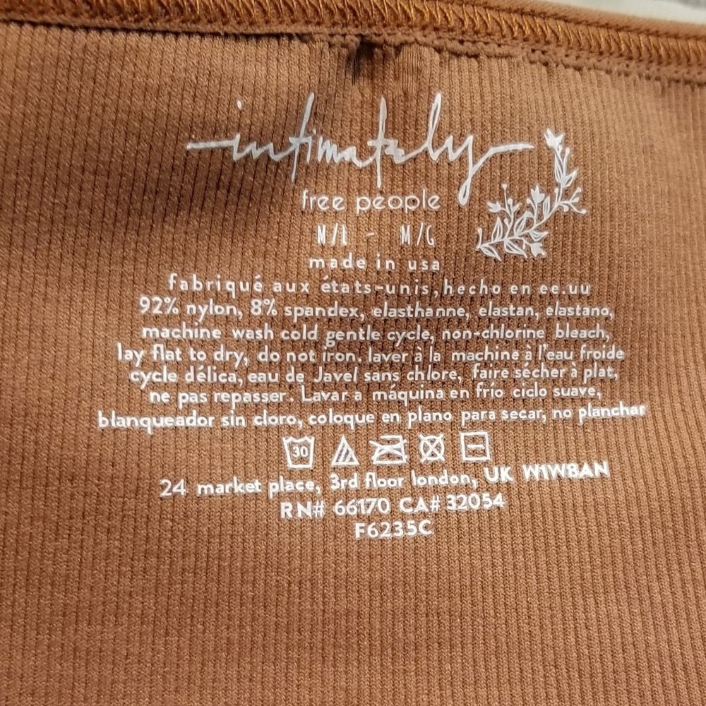 🆕️ NWOT Free People Intimately Ali Low Back Bra - Picture 7 of 8